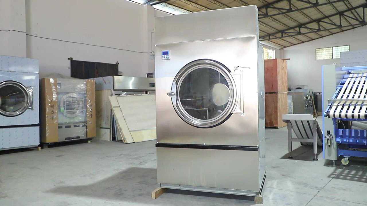 床单浴巾布草烘干机外观视频